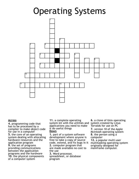 The Crossword Solver finds answers to classic crosswords and cryptic crossword puzzles. . P c linking system crossword clue